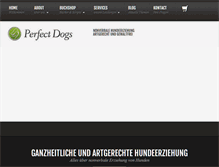 Tablet Screenshot of perfectdogs.de